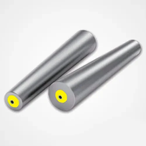 Unpowered steel conical roller